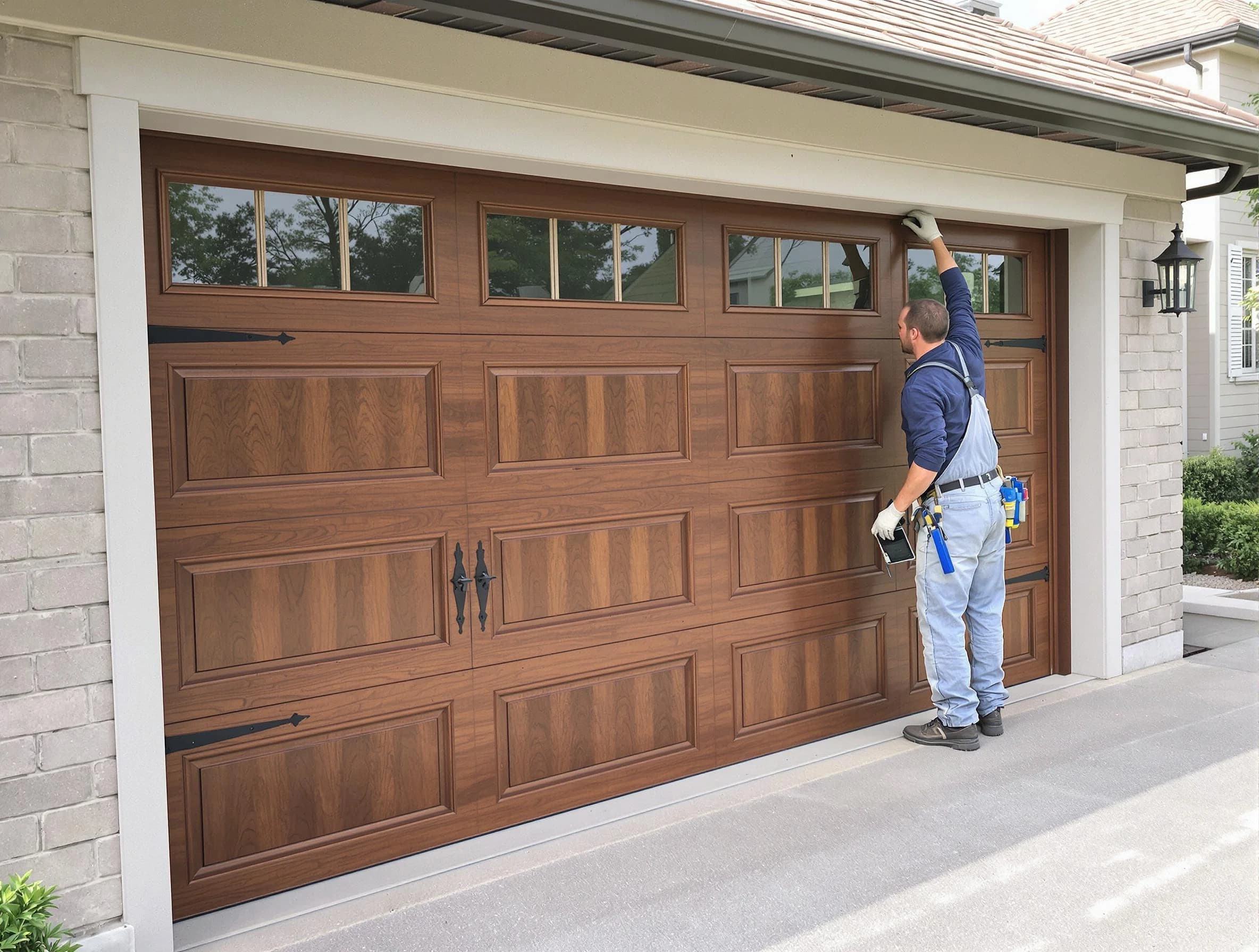 Custom garage door showcase by Parsippany-Troy Hills Garage Door Repair in Parsippany-Troy Hills