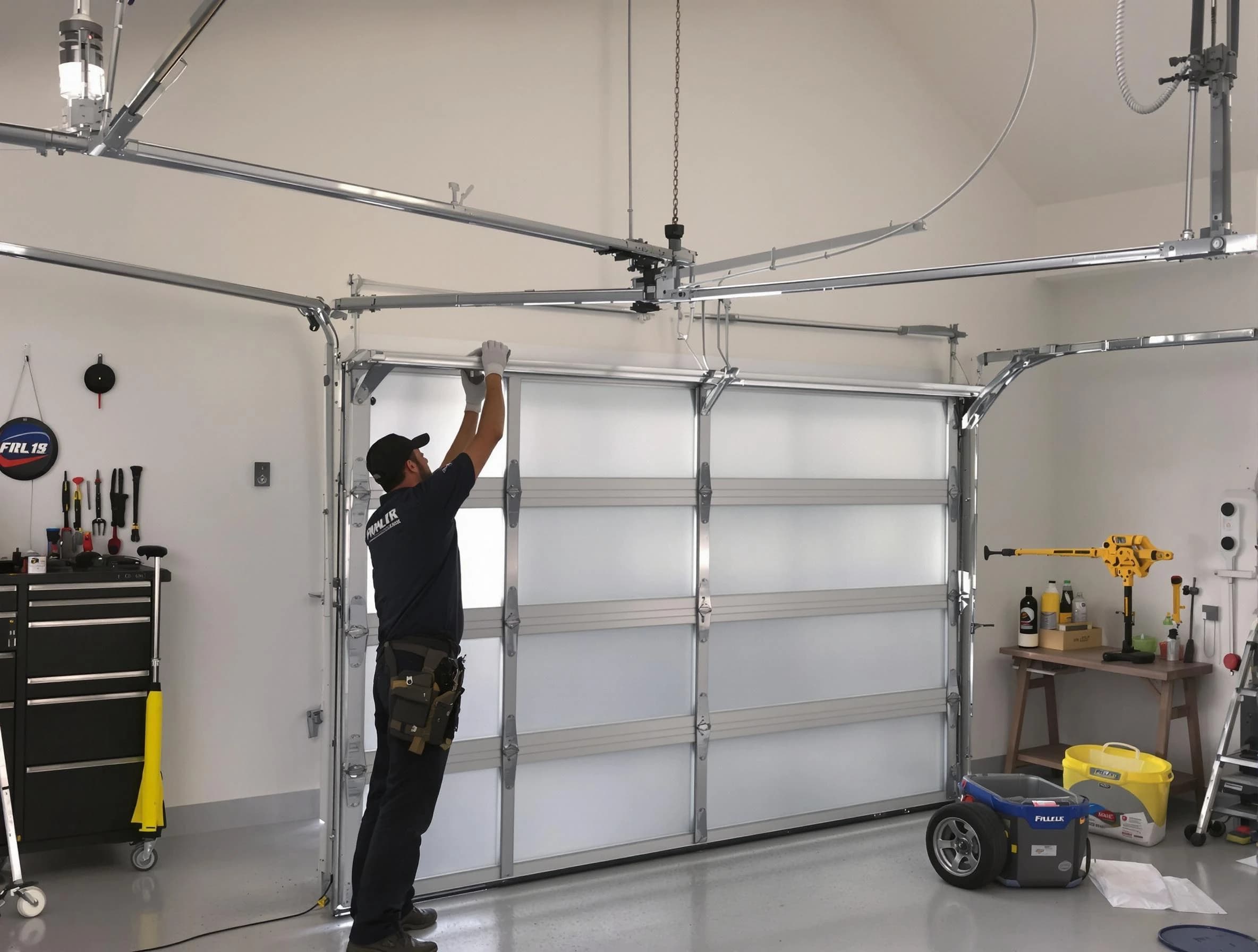 Parsippany-Troy Hills Garage Door Repair certified team performing precision garage door installation in Parsippany-Troy Hills