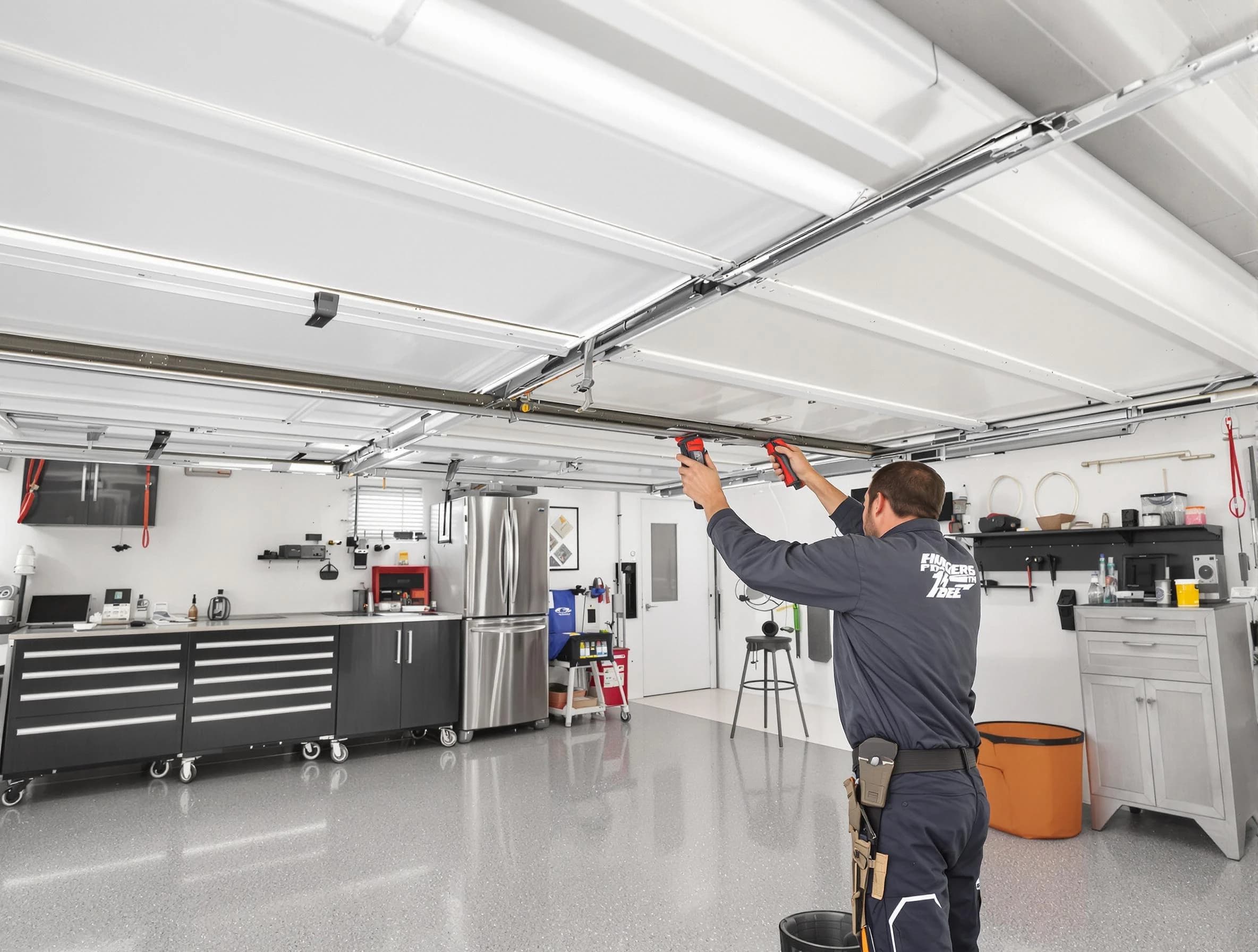Overhead garage door repair service by Parsippany-Troy Hills Garage Door Repair in Parsippany-Troy Hills