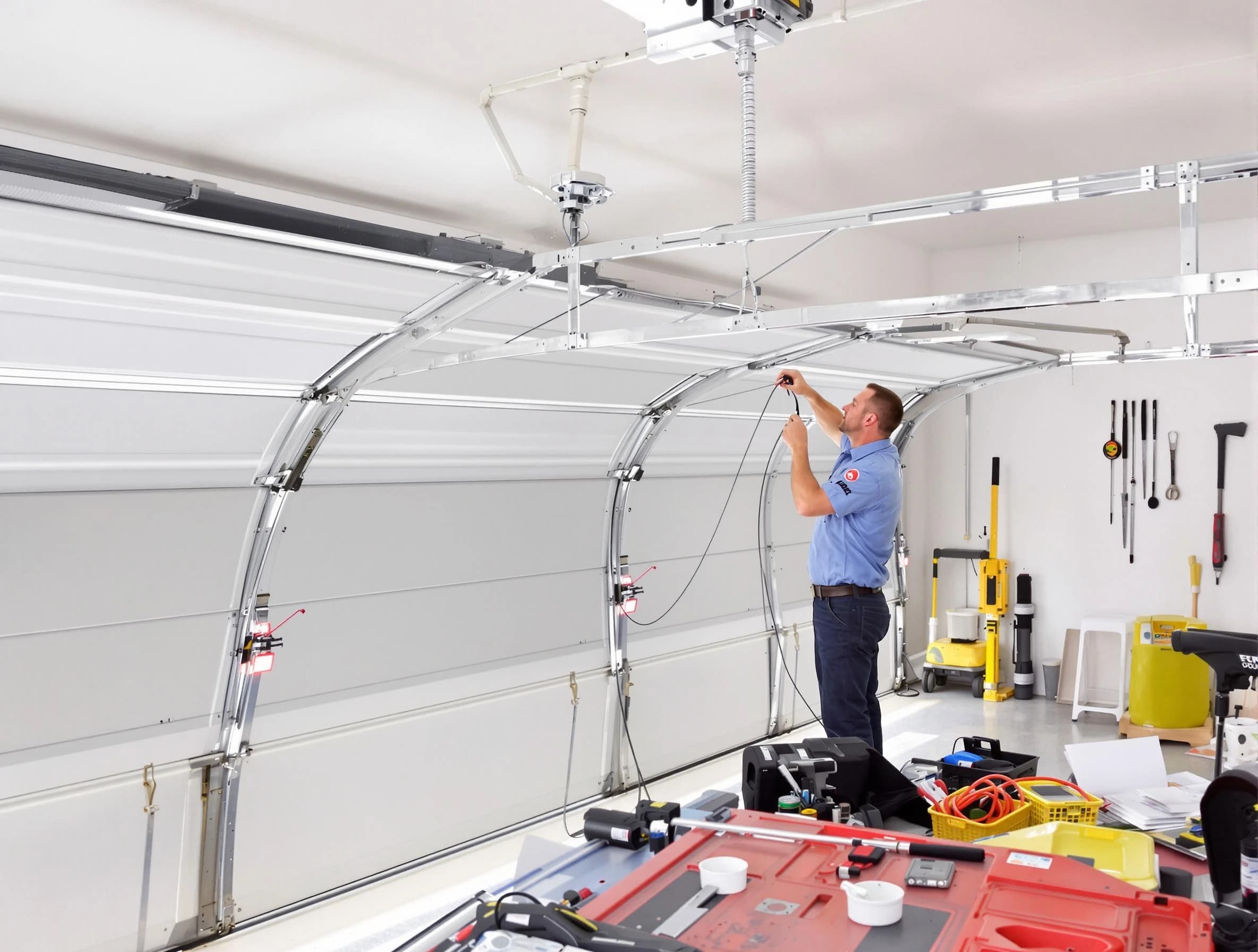 Garage door cable repair service by Parsippany-Troy Hills Garage Door Repair in Parsippany-Troy Hills