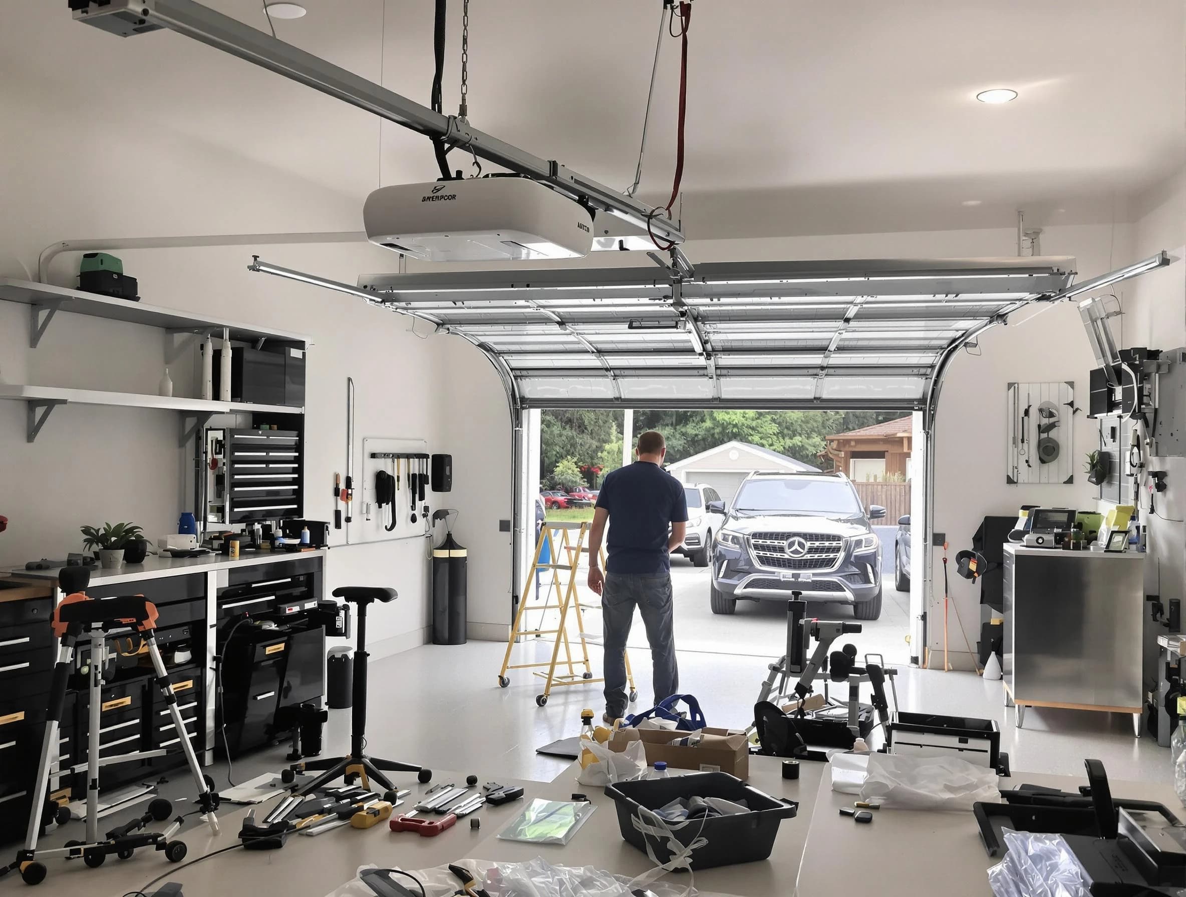 Garage door opener installation by Parsippany-Troy Hills Garage Door Repair in Parsippany-Troy Hills