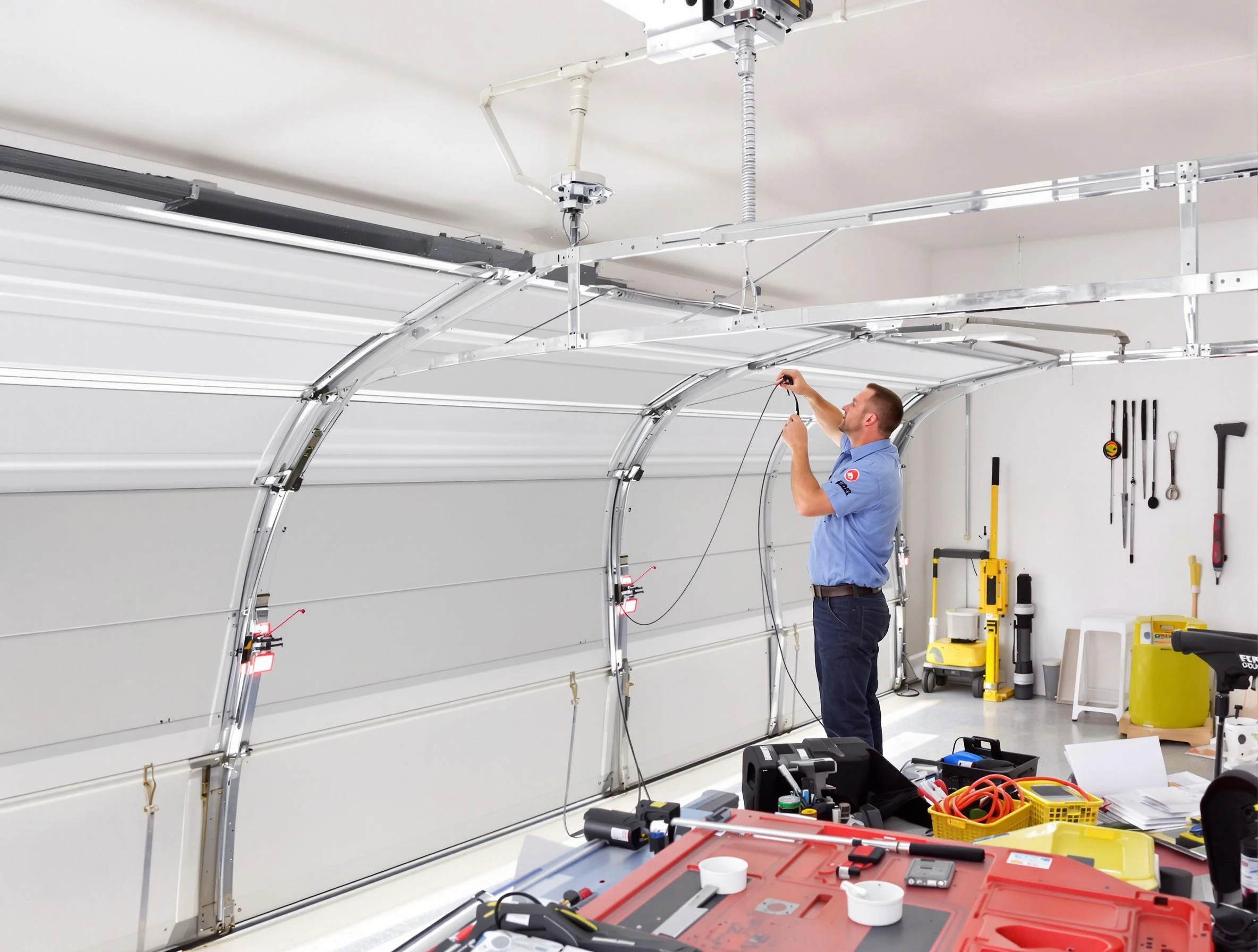 Garage door cable repair service by Parsippany-Troy Hills Garage Door Repair in Parsippany-Troy Hills