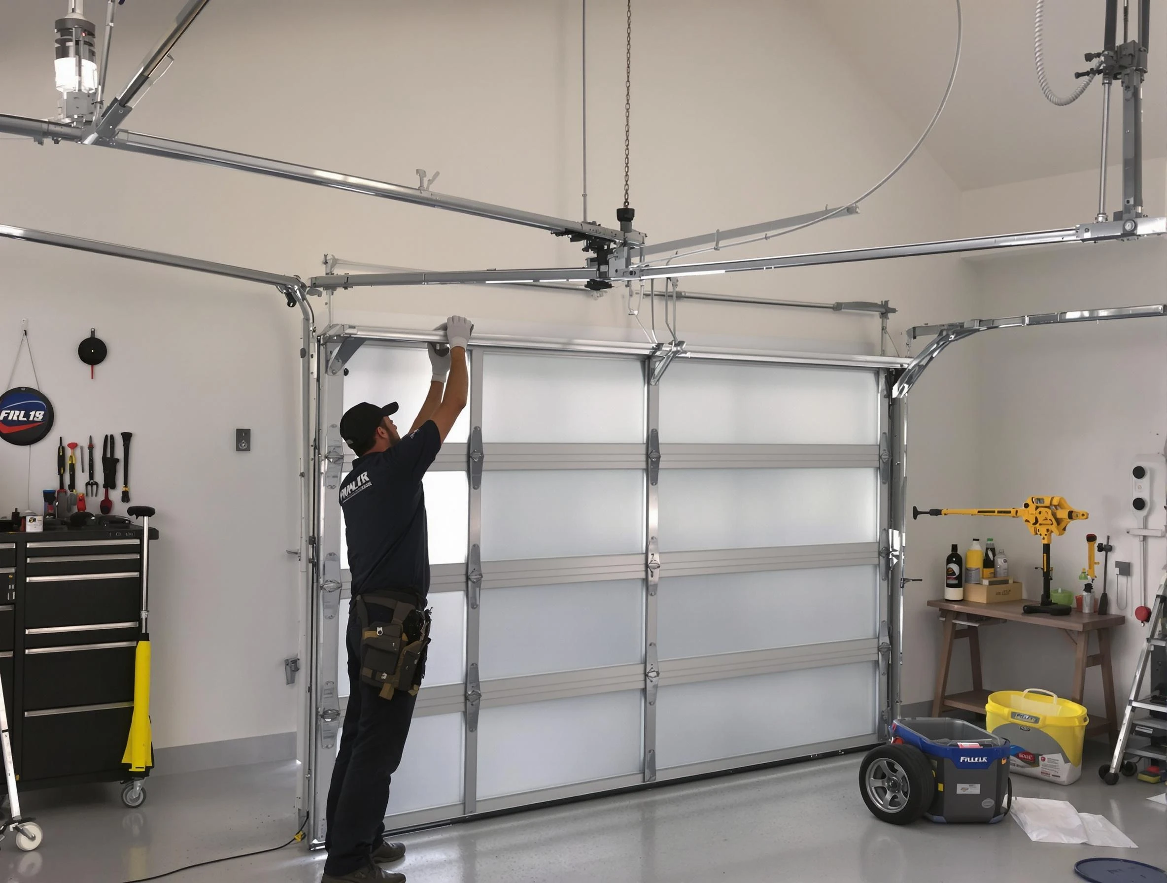 Parsippany-Troy Hills Garage Door Repair certified team performing precision garage door installation in Parsippany-Troy Hills