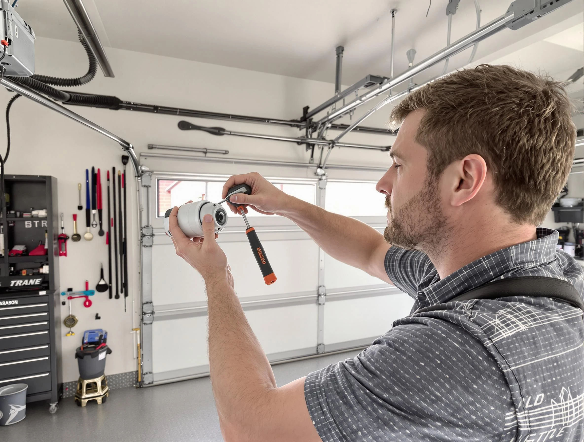 Garage door opener repair service by Parsippany-Troy Hills Garage Door Repair in Parsippany-Troy Hills