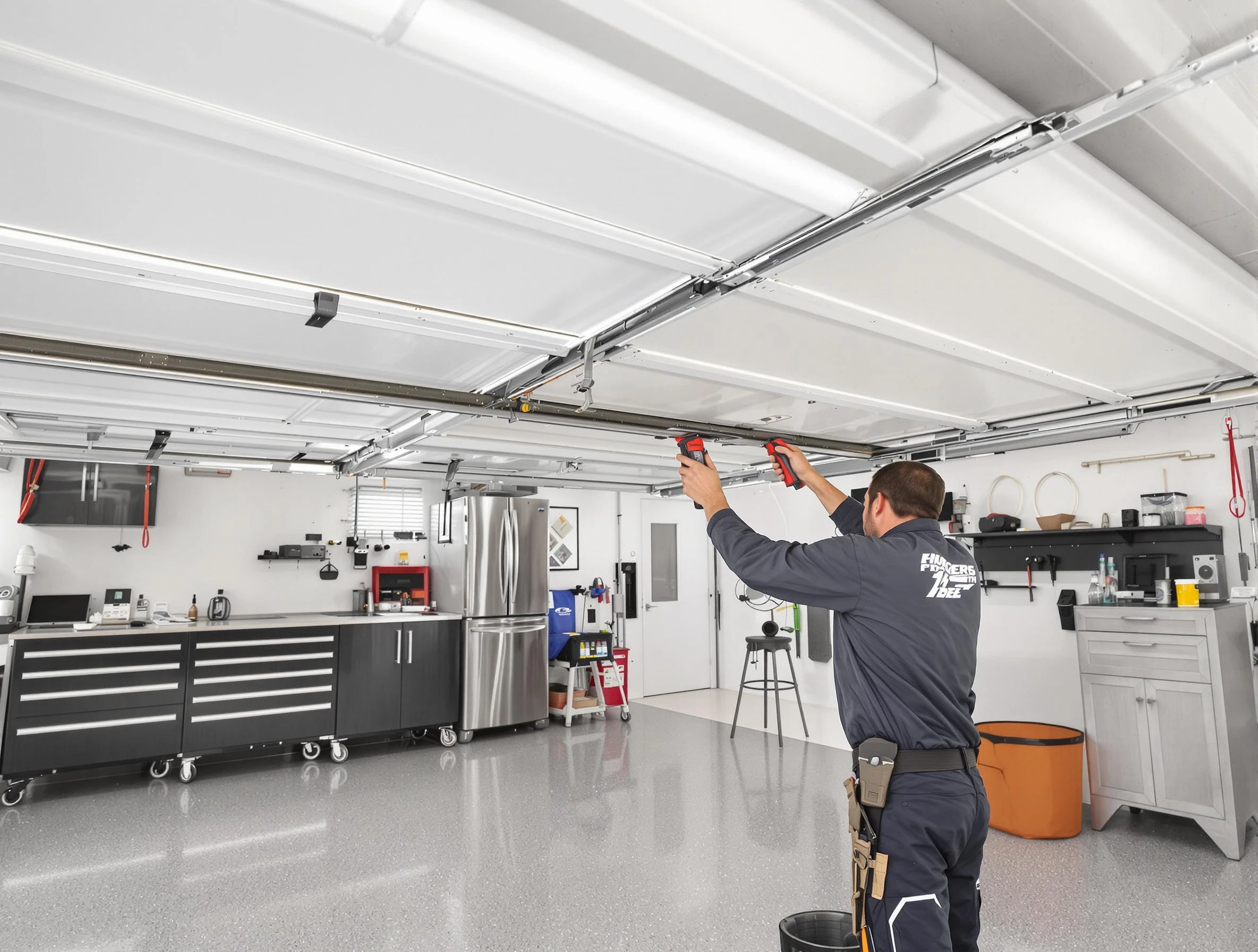 Overhead garage door repair service by Parsippany-Troy Hills Garage Door Repair in Parsippany-Troy Hills